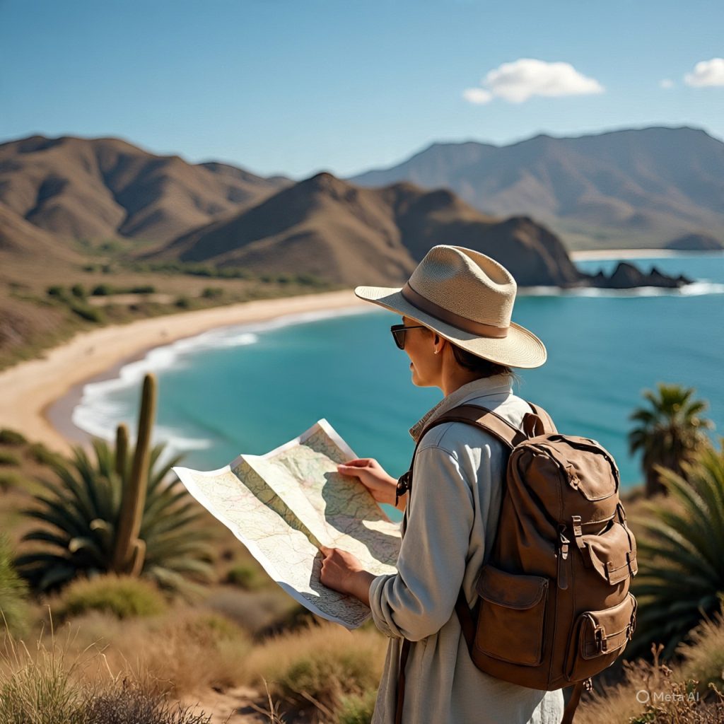 Traveler choosing the right destination for meaningful experiences as part of a traveling complete guide