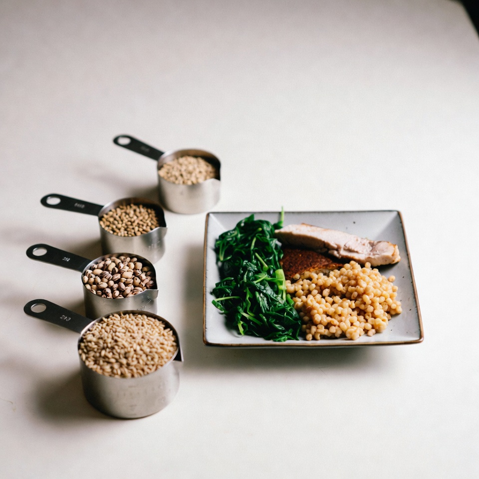 Proper portion control plate demonstrating healthy eating for a better lifestyle