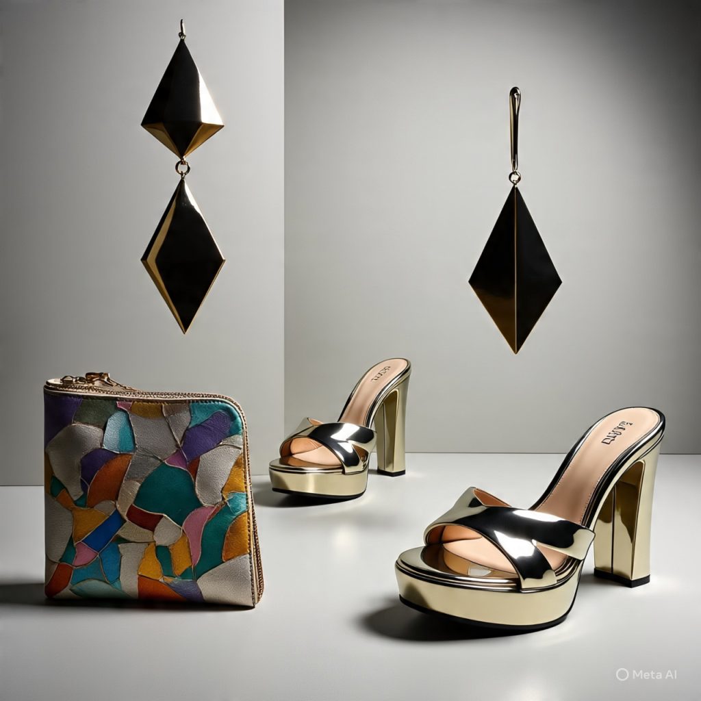 Bold accessories and sculptural footwear Fashion trend for women 2025