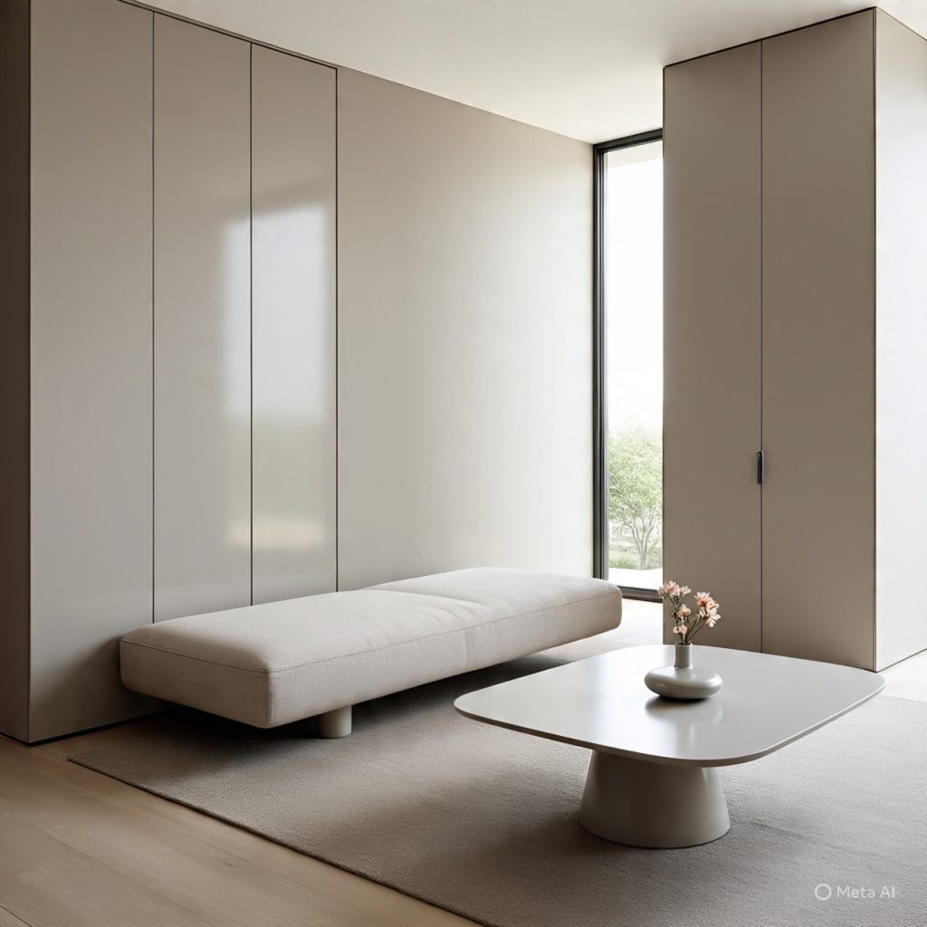 Smart storage solutions keeping minimalist living room clutter-free