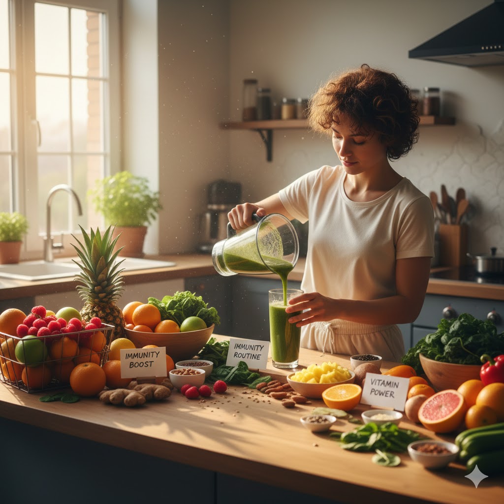 Health transformation habits support building strong immunity through nutrition and lifestyle