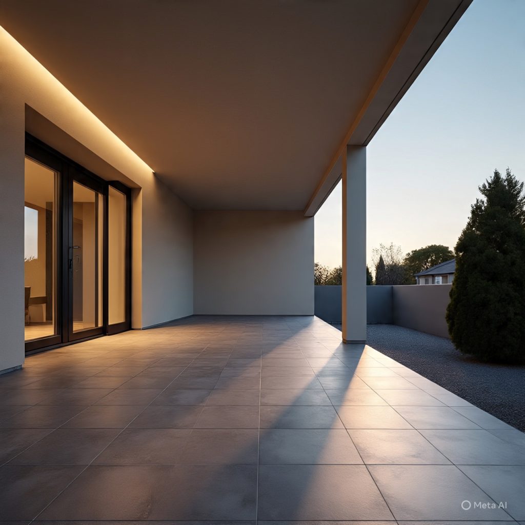 Modern home car porch design