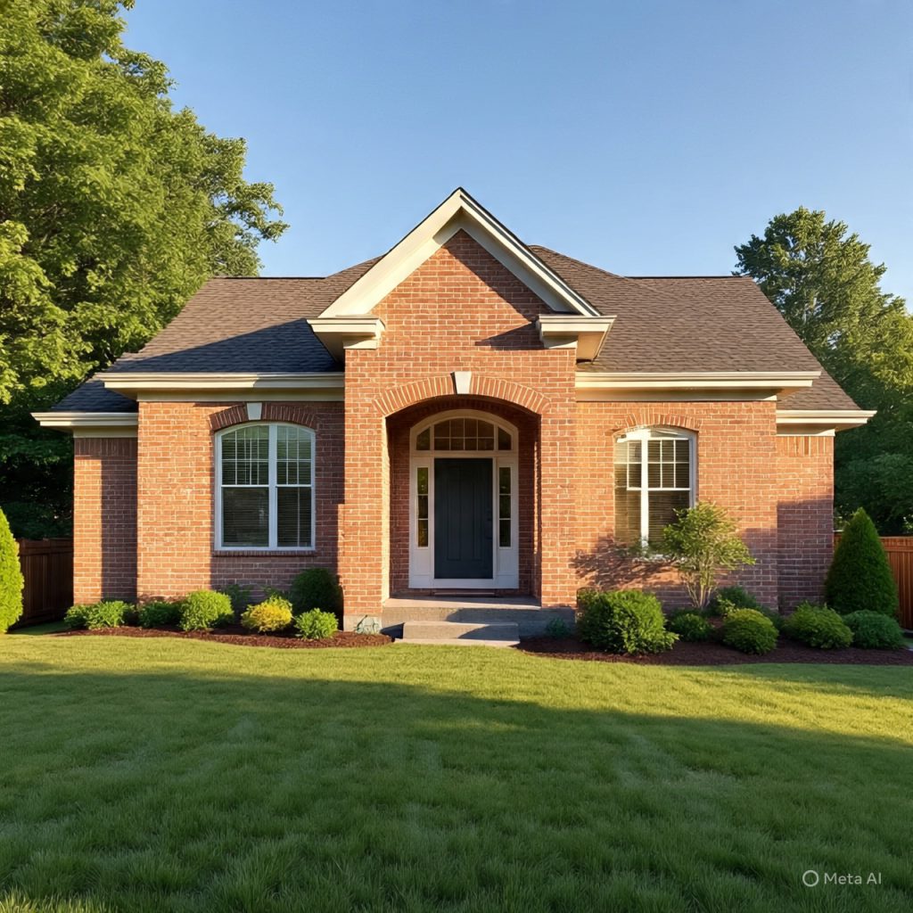 Modern house elevation illustrating how sun angles affect temperature, brightness, and exterior materials