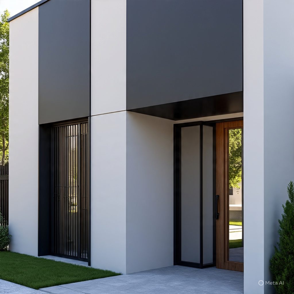 Front color combination optimized for natural light reflection