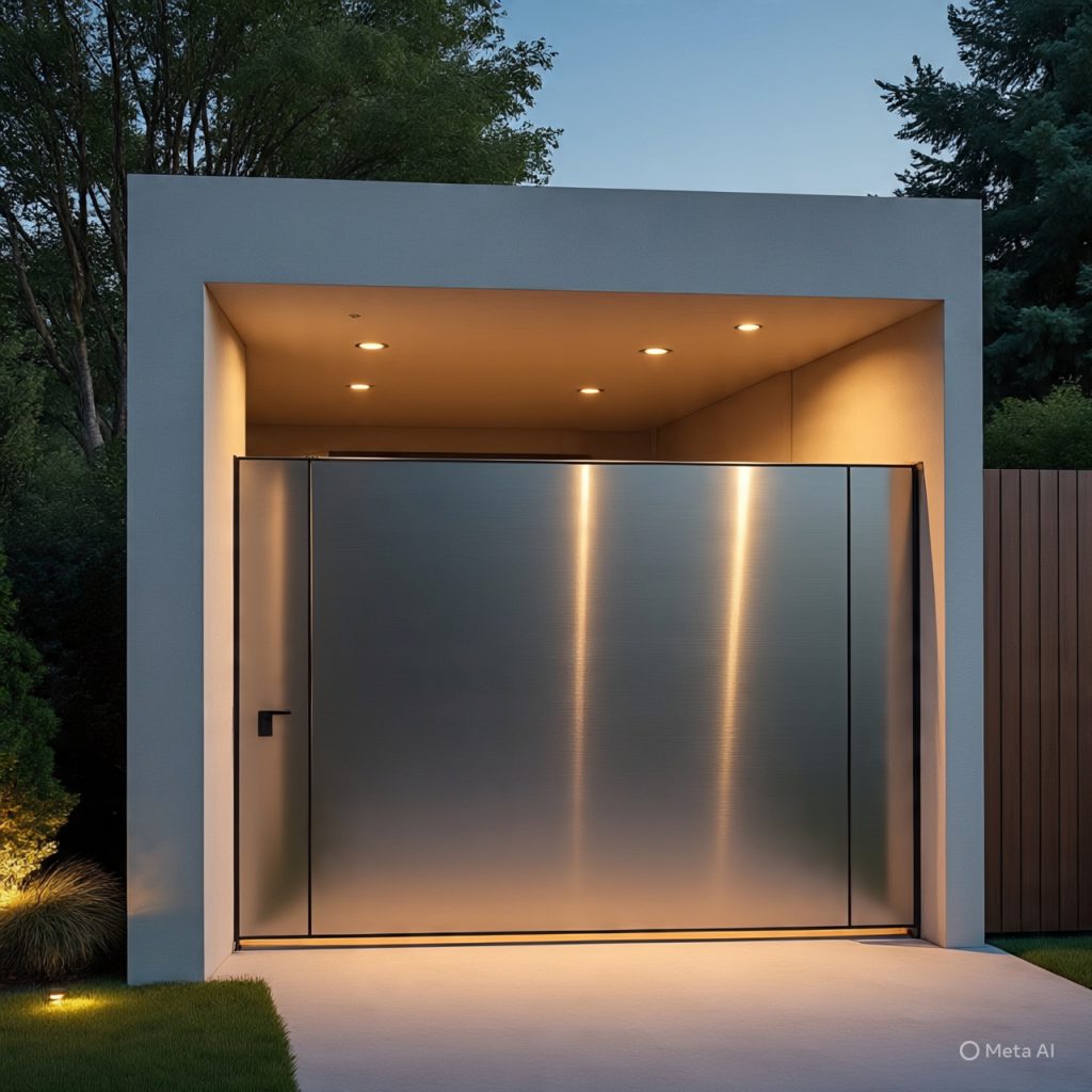 Modern house gate design with vertical slats and premium finish for curb appeal