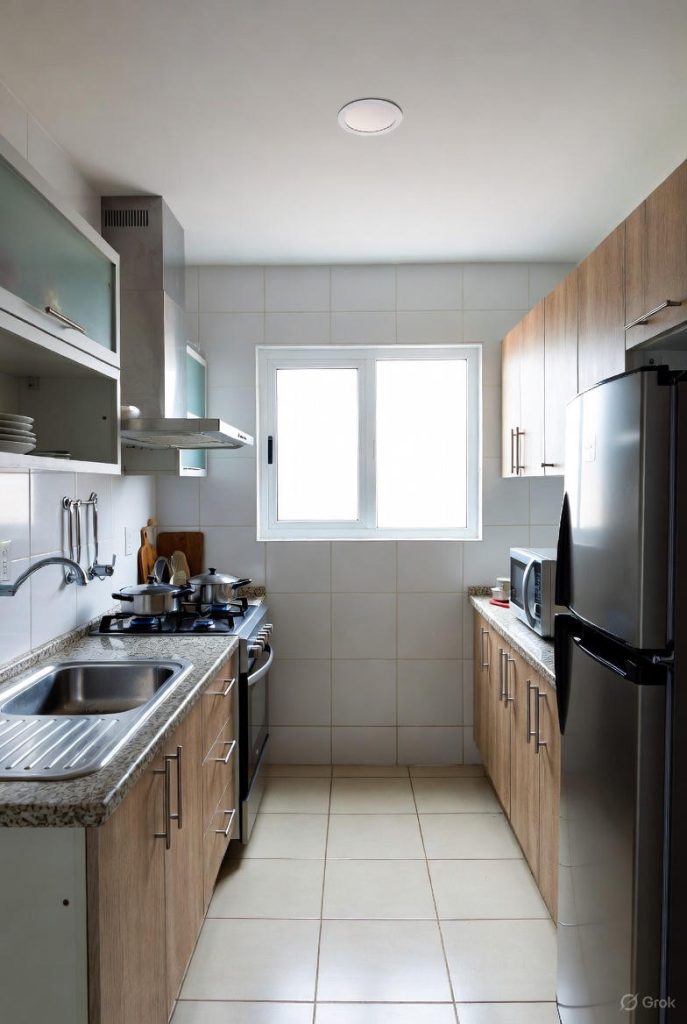 Functional dirty kitchen layout