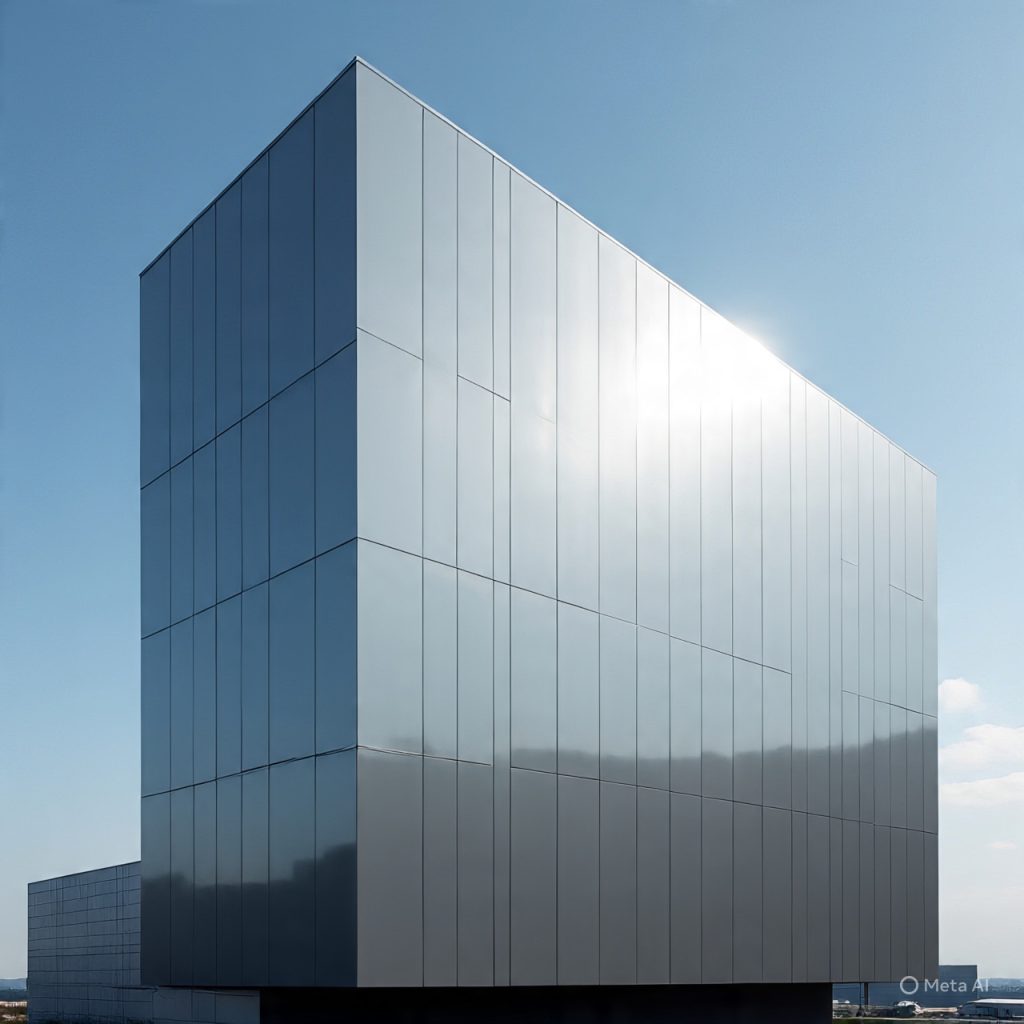 Sun-exposed front elevation with durable materials resistant to fading, cracking, and heat damage