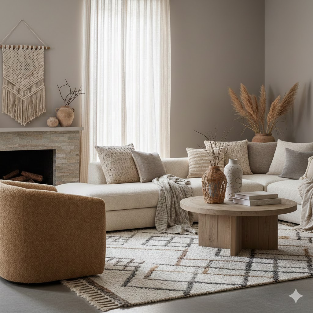 Seamless technology integrated into a modern luxury living room