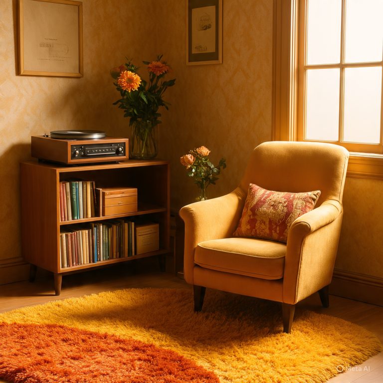 Nostalgic 70s Home Office Designs: A Retro Revival for Creative Minds