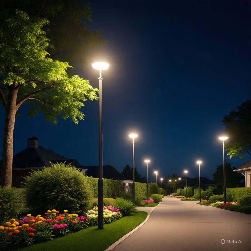 Energy-efficient outdoor LED fixtures