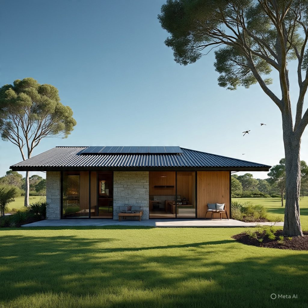Sustainable features in Australian ranch houses