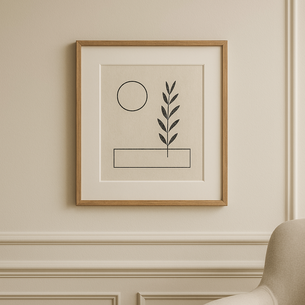 Simple wall décor ideas for a timeless home interior