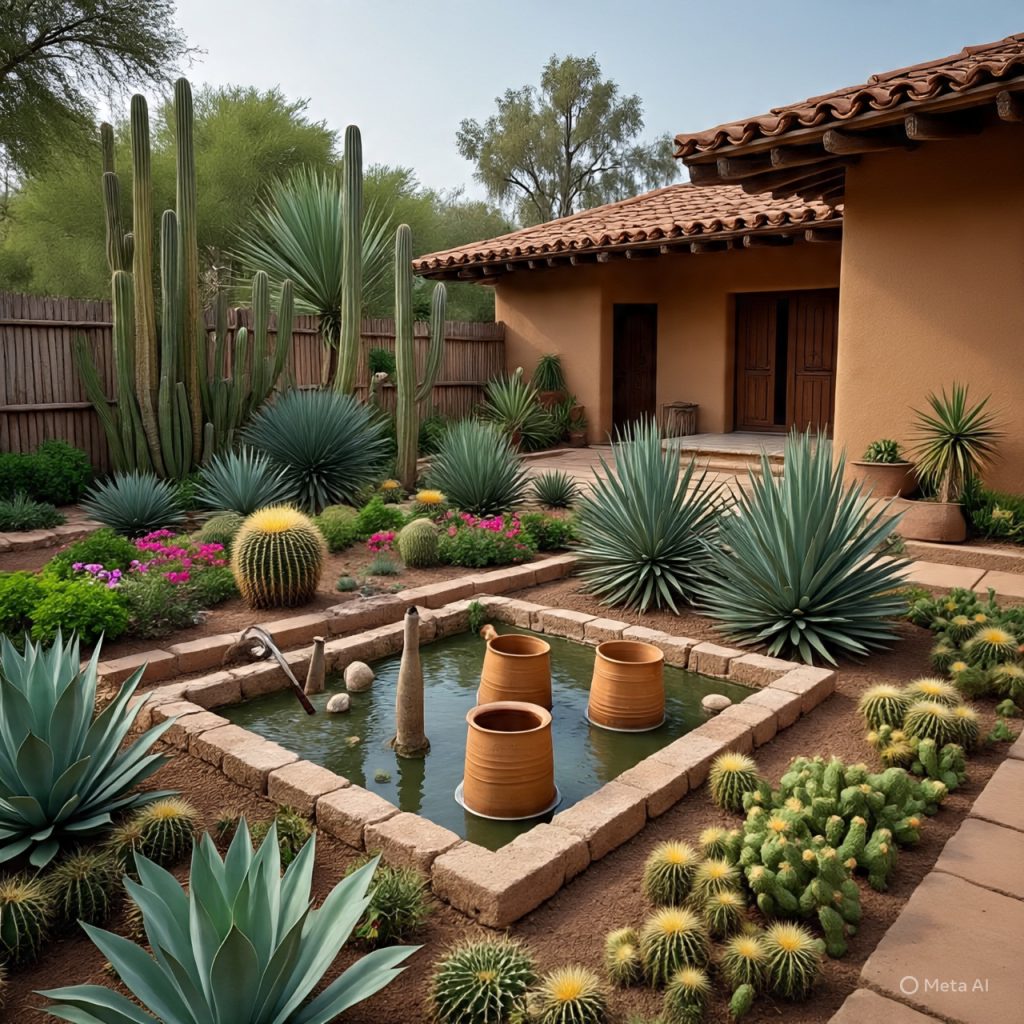 Sustainable features in small gardens