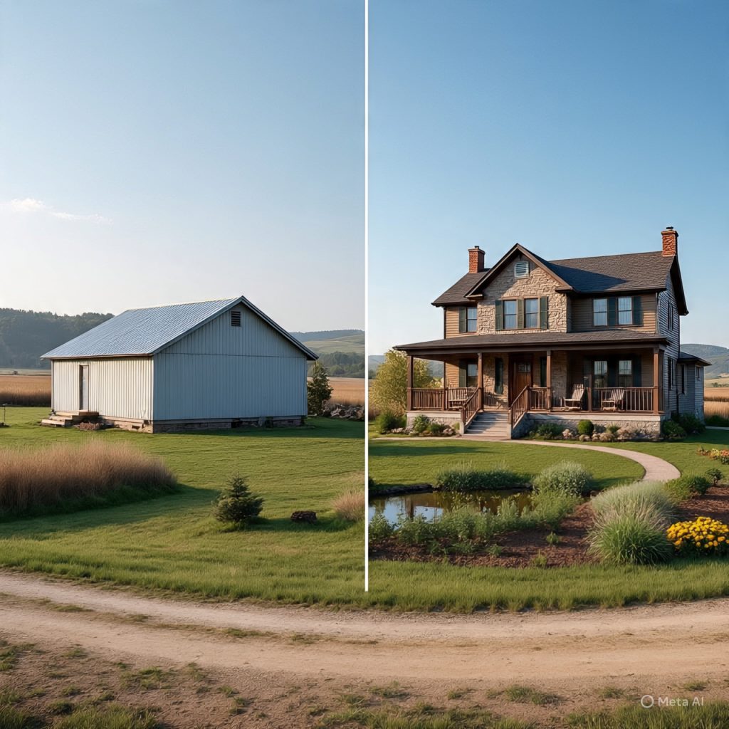 Budget-conscious countryside ranch housing options