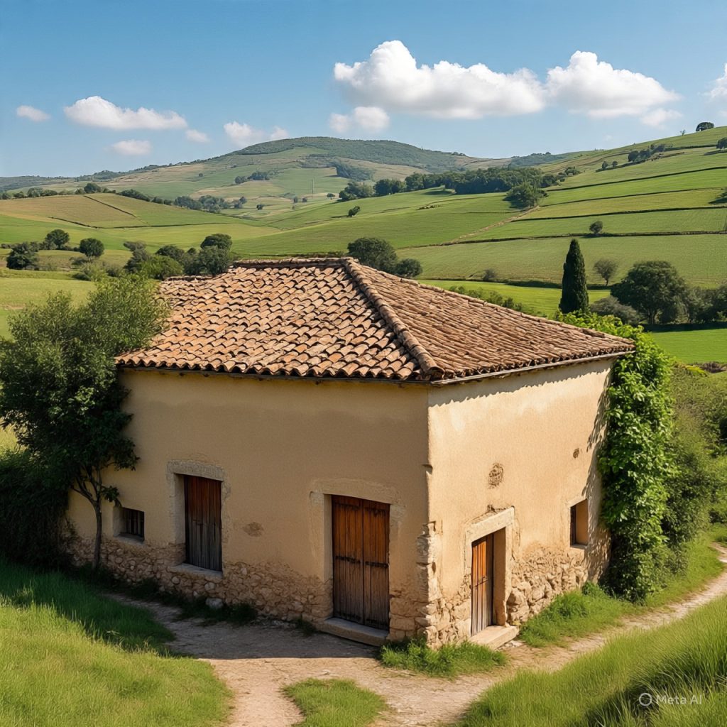 Traditional rural home that influenced Spanish countryside architecture