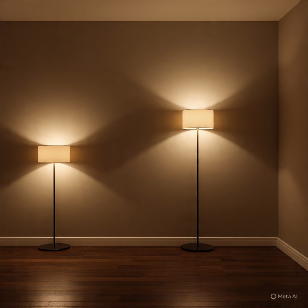 Layered lighting design showing how small details make home elegant