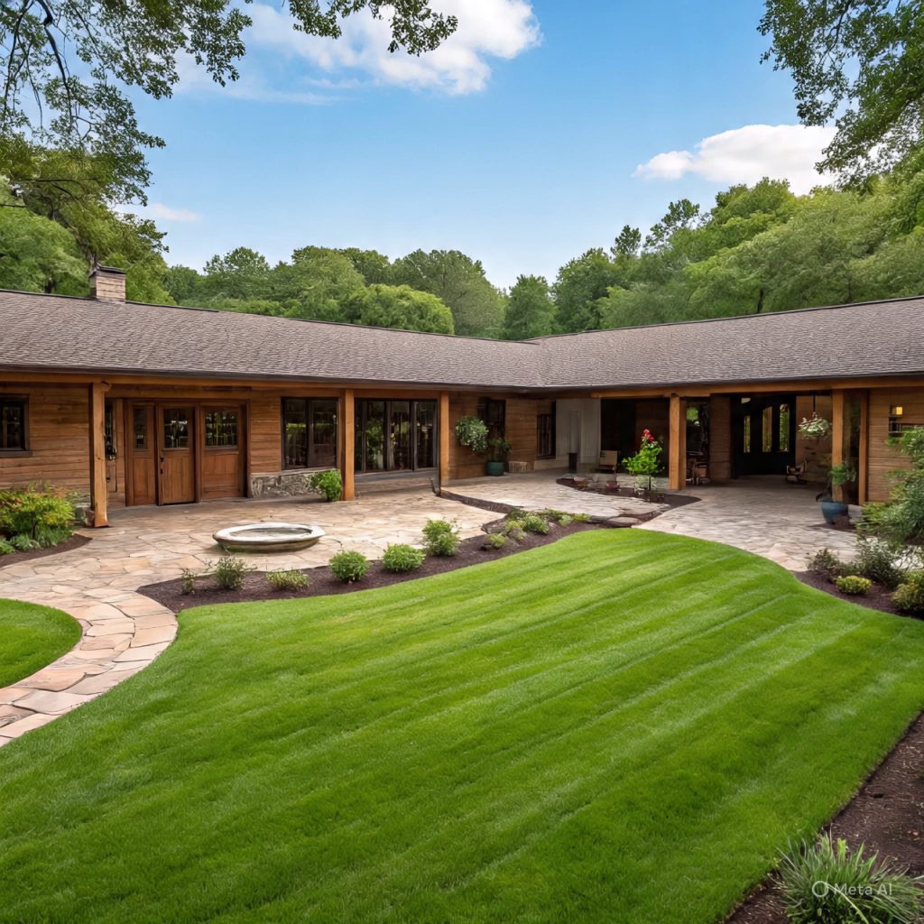 Countryside ranch layout designed for Spanish rural living