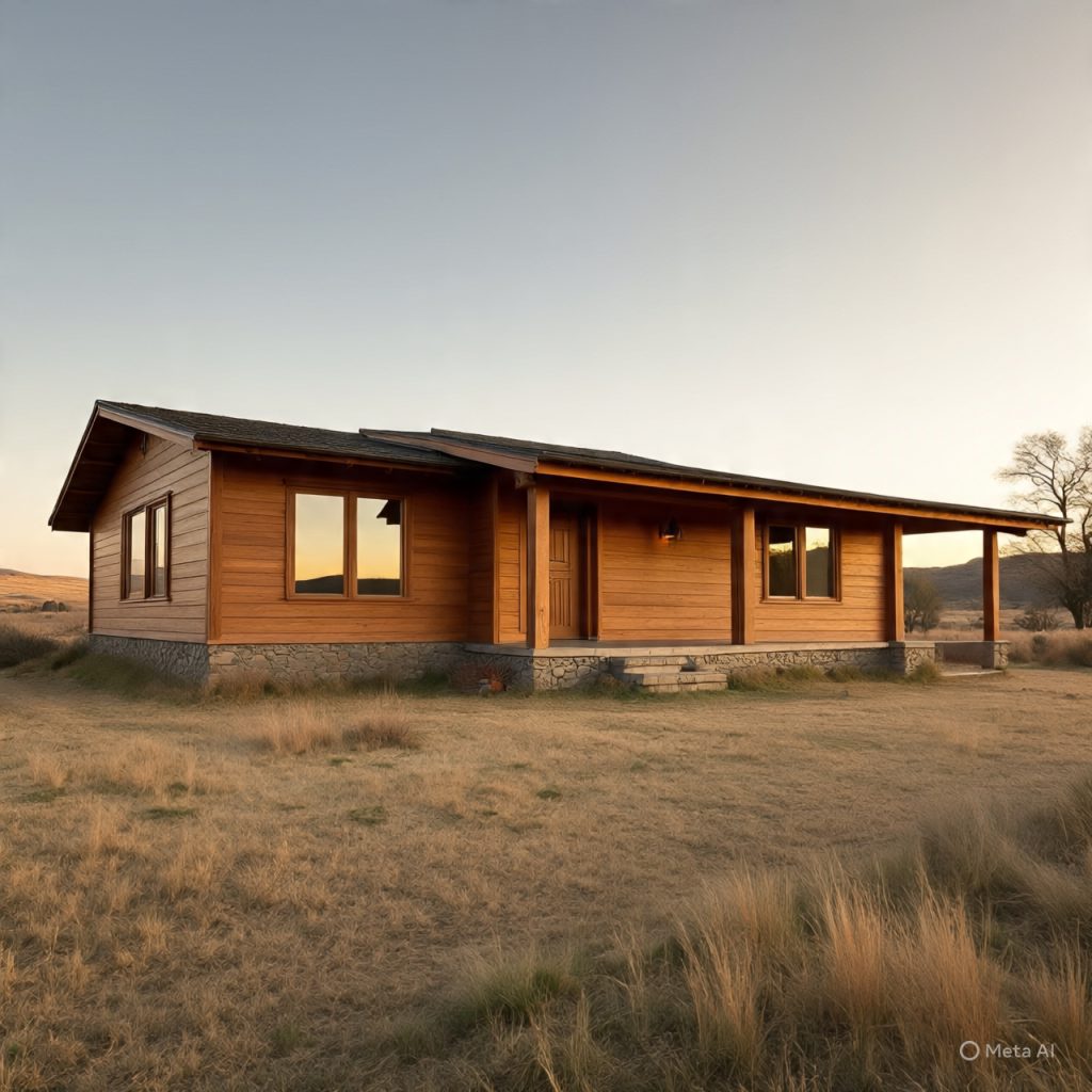 Simple yet elegant countryside ranch home in France