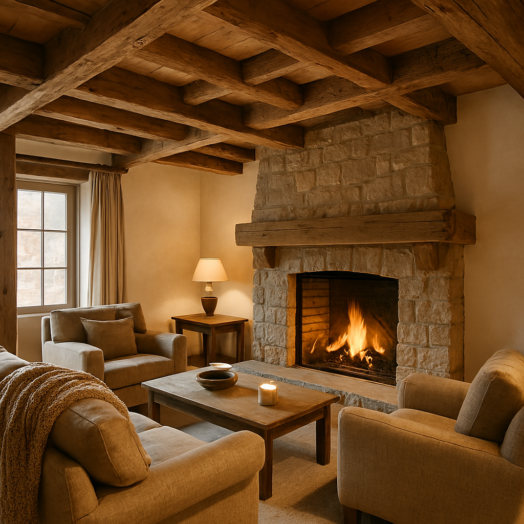 Fireplace inside a Colombian rural house