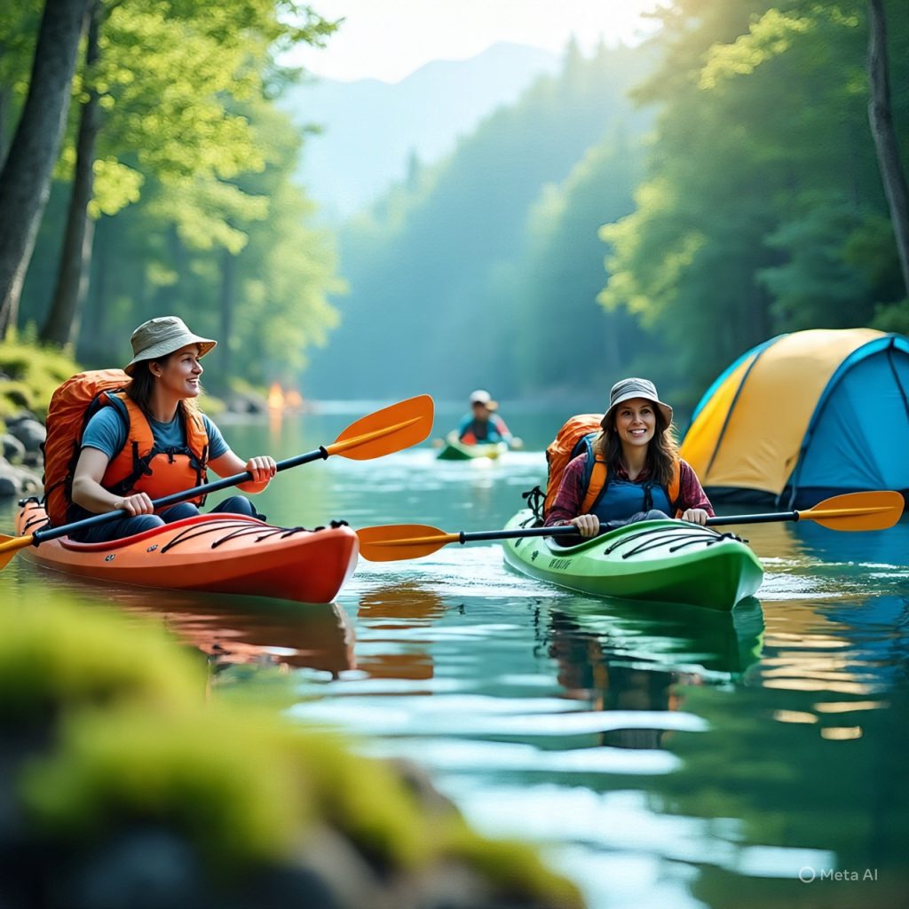 Travelers enjoying adventure and exploration as part of traveling experiences