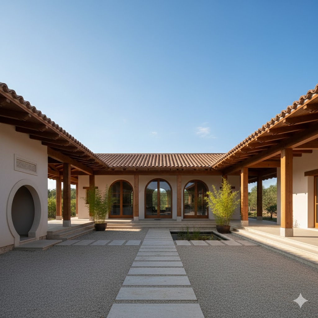 Climate-responsive design of Chinese Ranch Houses