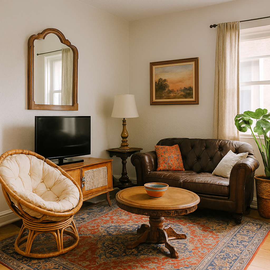 Mixed interior design styles without cohesion, a frequent home decor mistakes seen in trend-driven homes