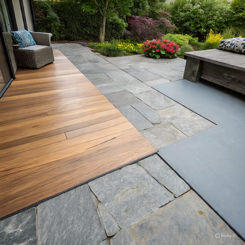Outdoor flooring materials for homes