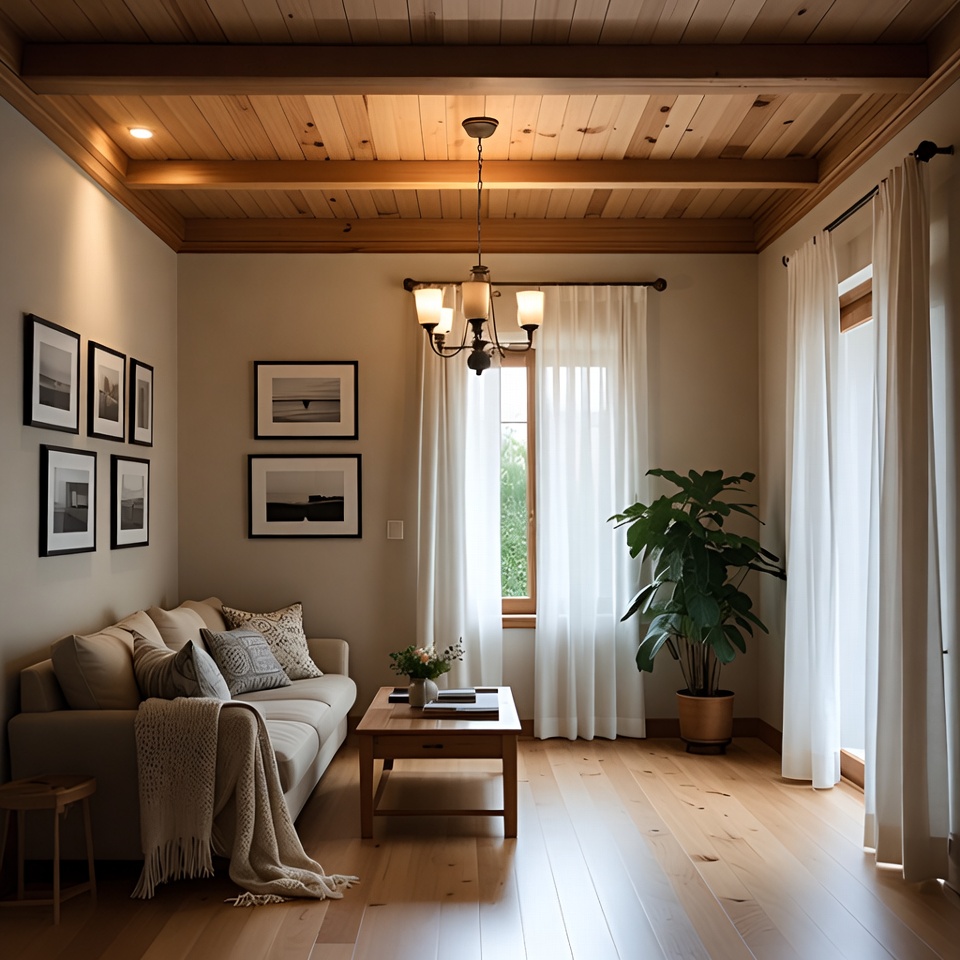 Simple interior styling inspired by German countryside living
