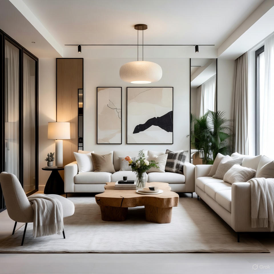 Textured elements adding warmth in intentional home design and décor