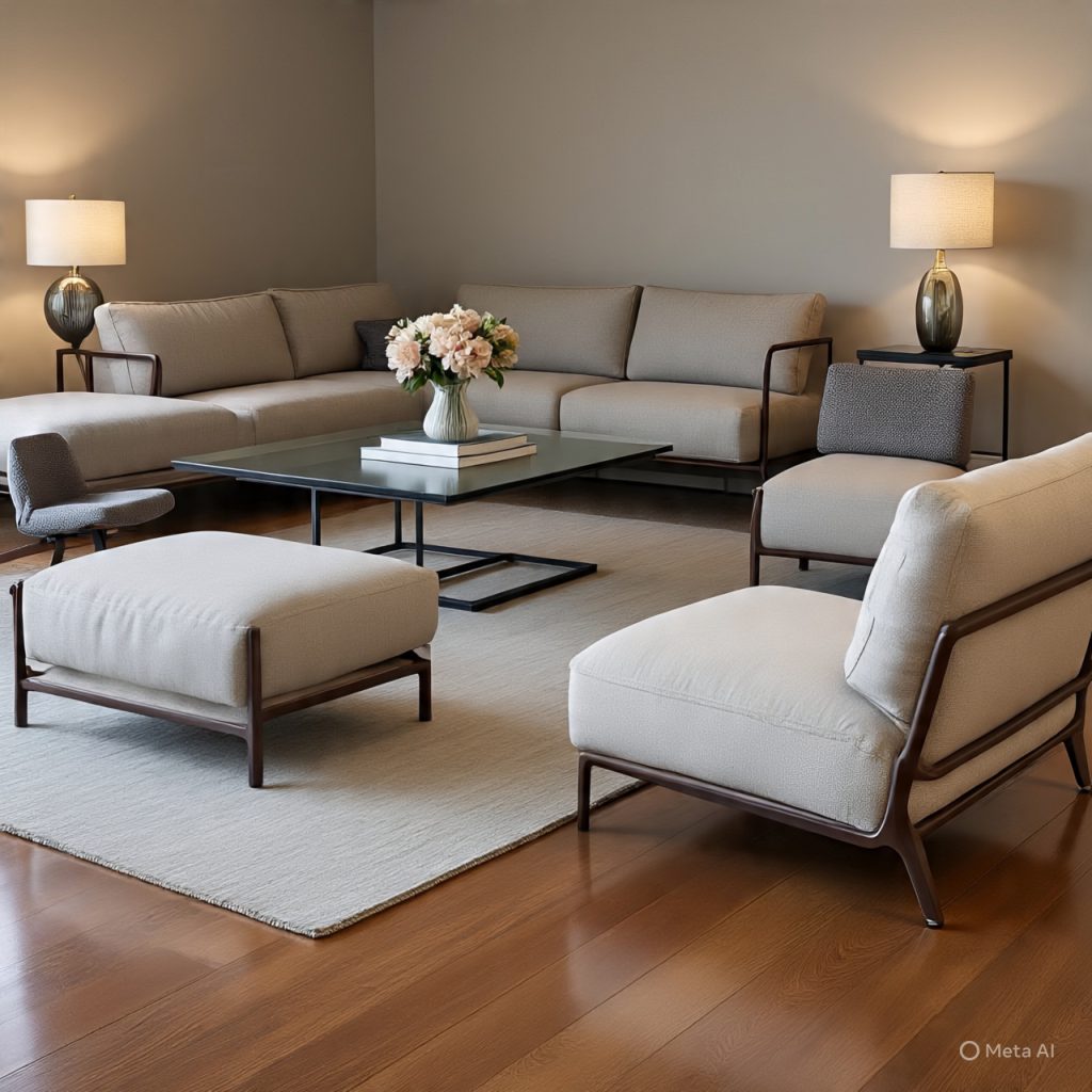 Functional furniture selected for intentional home design and décor