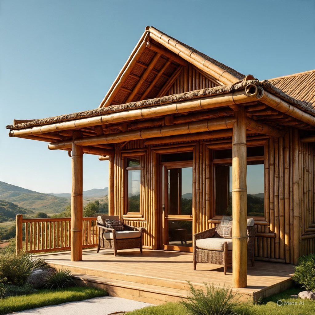 bamboo-ranch-houses exterior showcasing sustainable ranch architecture