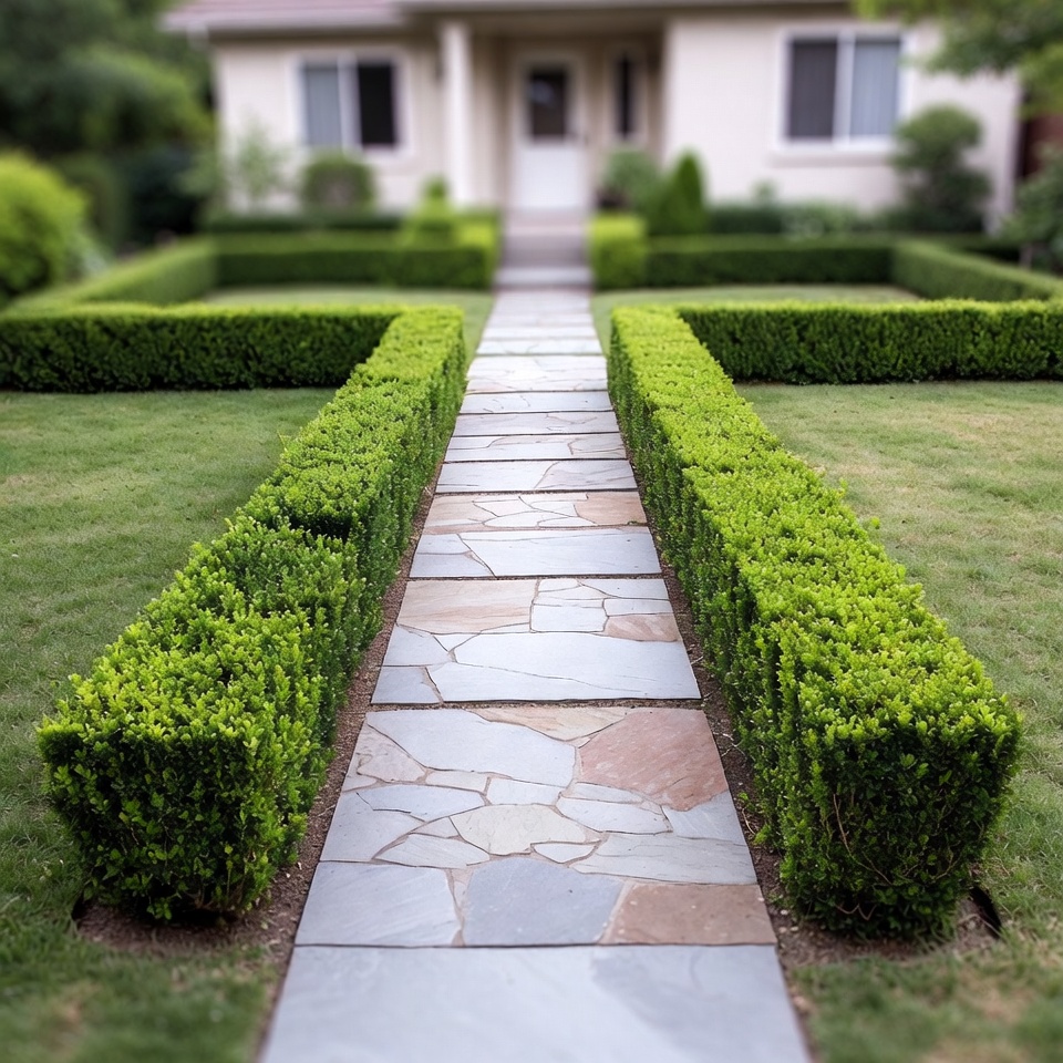 Minimal landscaping for small house front elevation designs on a budget