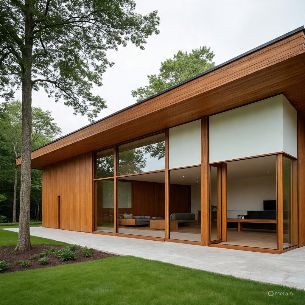 Indoor–outdoor connection in modern house design