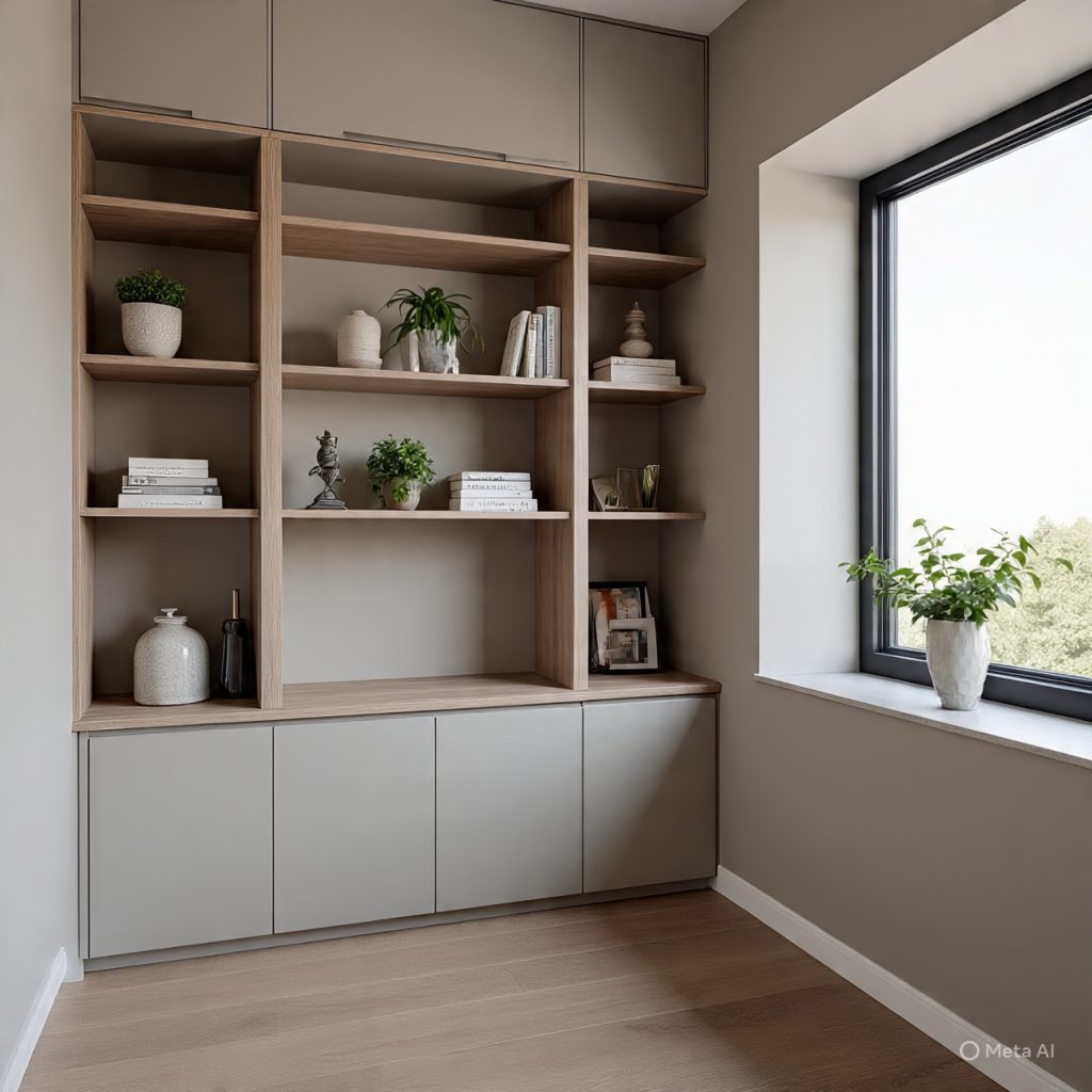 Integrated storage solutions enhancing home-decor-layout in modern-interior-styling-guide