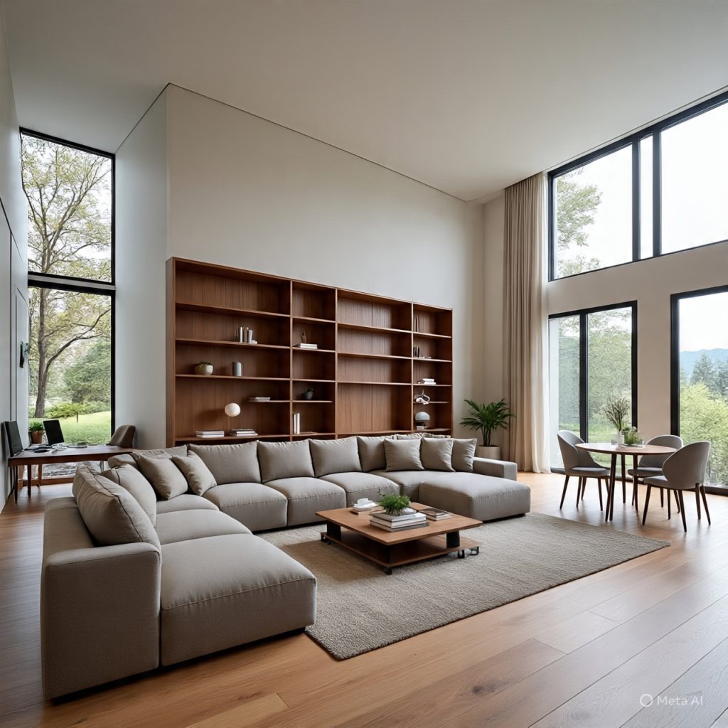 Flexible room layout supporting future-ready modern house design
