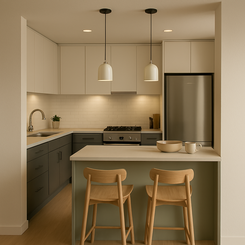 stylish neutral kitchen ideas with unique two-tone touch 2026"
