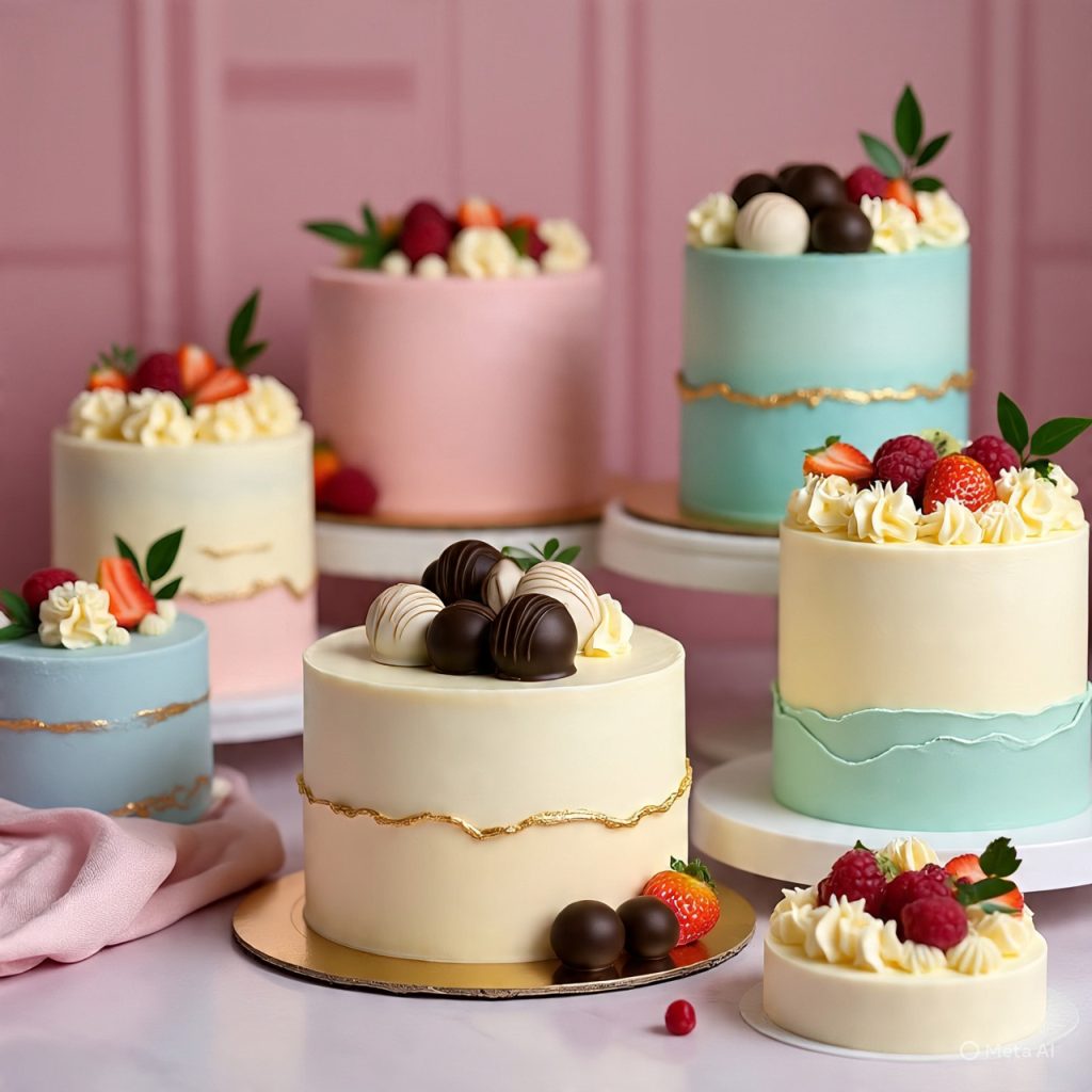 Assorted chocolate items displayed beautifully – Beautiful Cakes, Chocolate Items & Colorful Ice Creams