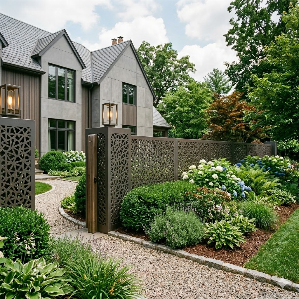 decorative screen boundary wall design ideas